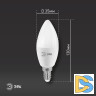 Лампа светодиодная Эра E14 11W 2700K LED B35-11W-827-E14 Б0032980