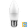 Лампа светодиодная Feron E27 11W 4000K Свеча Матовая LB-770 25944