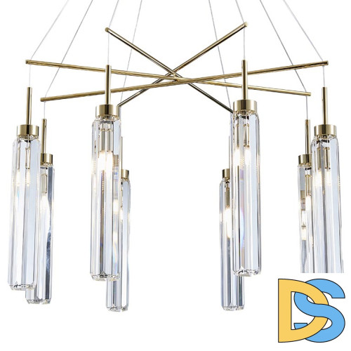 Подвесная люстра Newport 4524+4/S gold М0066077