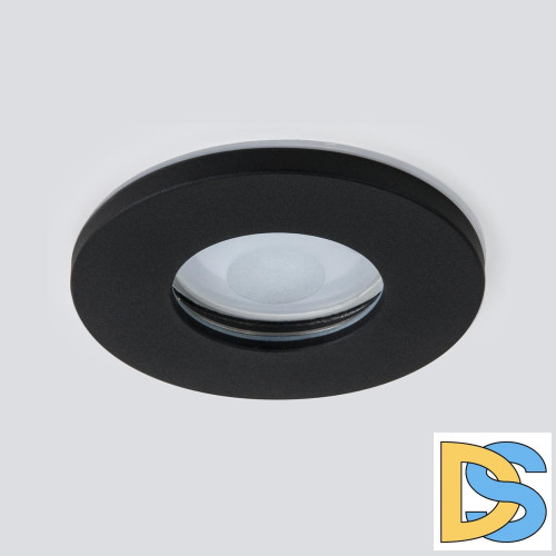 Встраиваемый светильник Elektrostandard 125 MR16 черный матовый 4690389168819