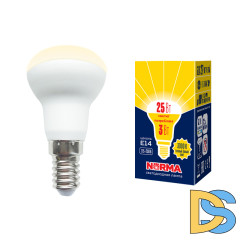 Лампа светодиодная Volpe Norma LED-R39-3W/3000K/E14/FR/NR картон UL-00005625