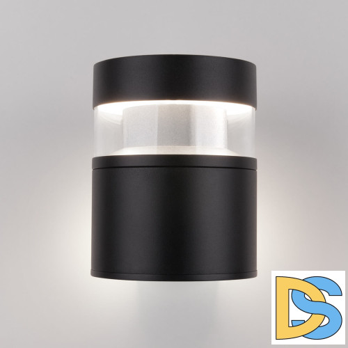 Уличный настенный светодиодный светильник Elektrostandard 1530 Techno Led чёрный 4690389163289