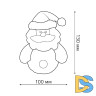 Фигурка светодиодная Дед Мороз Gauss Holiday HL001