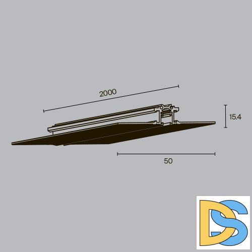 Шинопровод встраиваемый Maytoni Levity TRX184-132B