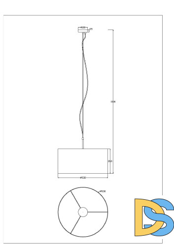 Подвесной светильник Arte Lamp Coppa A4095SP-3GY