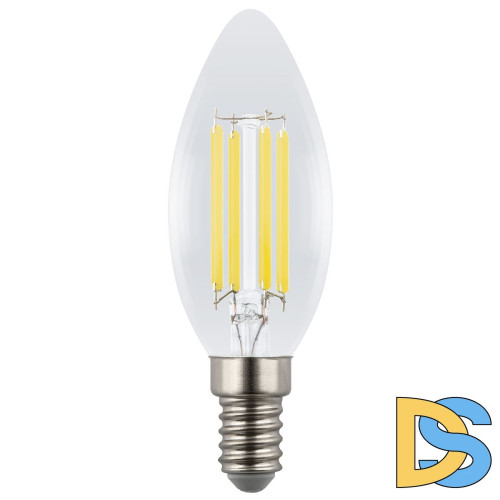 Лампа светодиодная филаментная Uniel LED-C35-4W/3000K/E14/CL GLY01TR UL-00011936