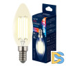 Лампа светодиодная филаментная Uniel LED-C35-4W/3000K/E14/CL GLY01TR UL-00011936