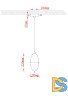 Подвесной светильник Arte Lamp Andromeda A2089SP-3GO