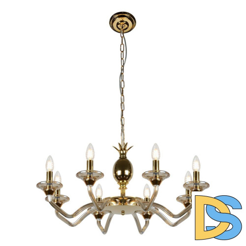 Подвесная люстра iLamp Flo YT2049-8 GD+COG