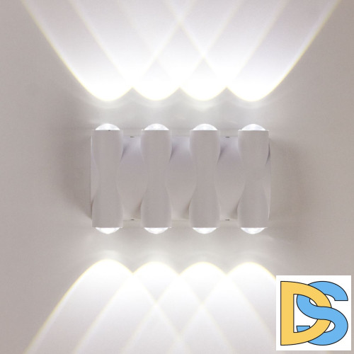 Фасадный светильник AM Group AM359-8X1W WH 4000K