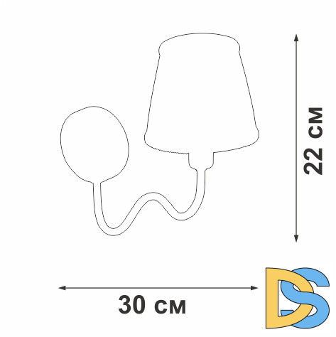 Бра Vitaluce V1848-8/1A