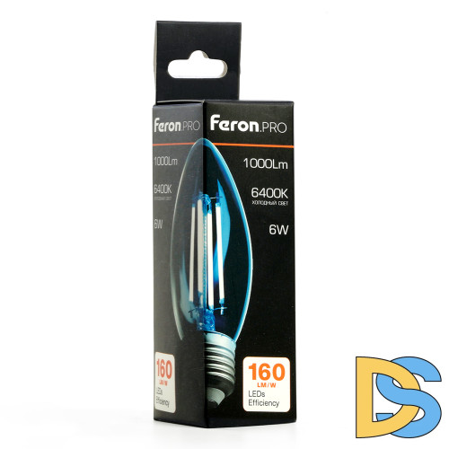 Светодиодная лампа Feron LB-1206 E27 6W 6400K 51240