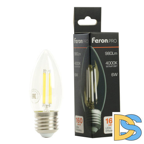 Светодиодная лампа Feron LB-1206 E27 6W 6400K 51240