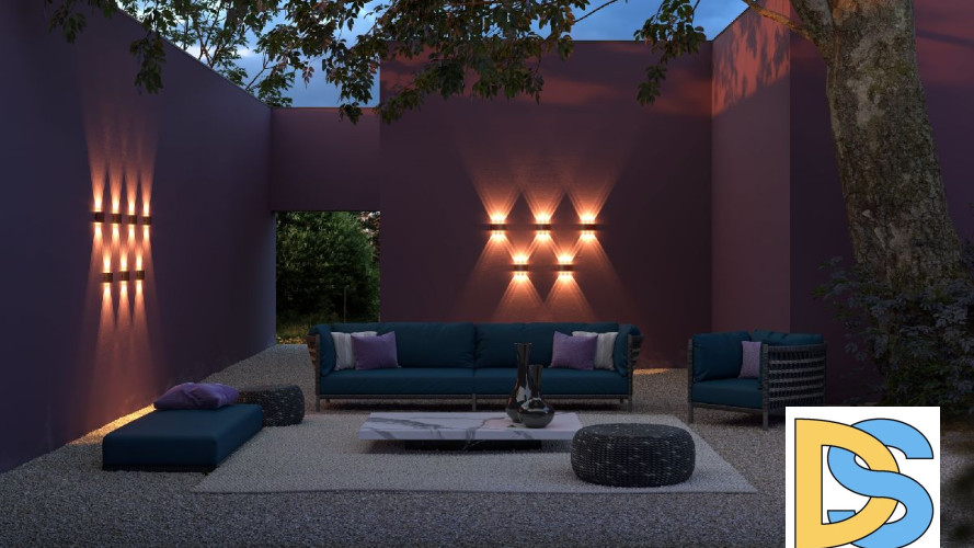 Уличный настенный светильник Maytoni Strato O417WL-L4GR3K