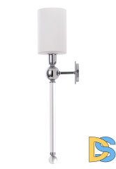 Бра Crystal Lux MIRABELLA AP1 CHROME/WHITE