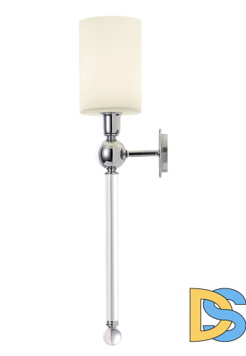 Бра Crystal Lux MIRABELLA AP1 CHROME/WHITE