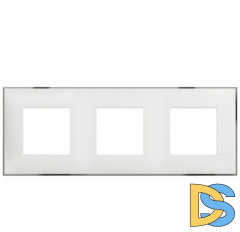 Рамка 3-я Белый/Хром Btichino Classia