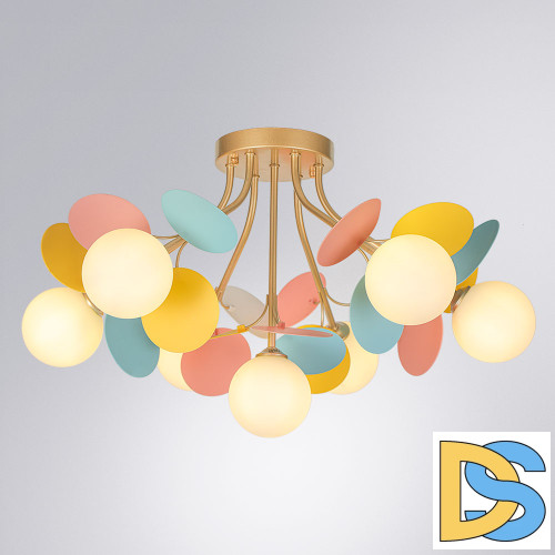 Потолочная люстра Arte Lamp Peacock A1369PL-7MD