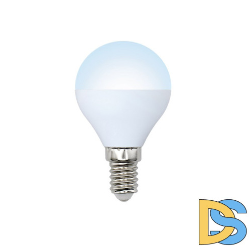 Лампа светодиодная (UL-00003825) Volpe E14 9W 4000K матовая LED-G45-9W/NW/E14/FR/NR