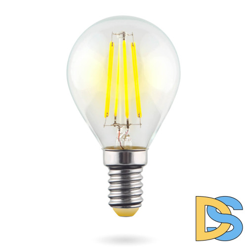 Лампа светодиодная Voltega E14 6W 2800К прозрачная VG10-G1E14warm6W-F 7021