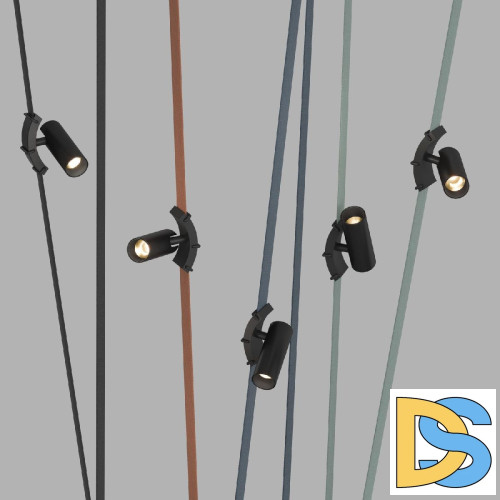 Трековый однофазный светильник Denkirs Belty Spot DK5547-BK