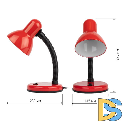 Настольная лампа Эра N-211-E27-40W-R Б0035057