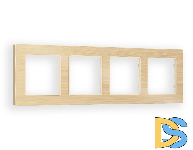 Рамка четырехместная Ambrella Volt Platos AF550304