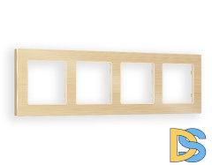 Рамка четырехместная Ambrella Volt Platos AF550304