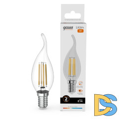 Лампа светодиодная Gauss Filament Elementary E14 8W 2700K 42118