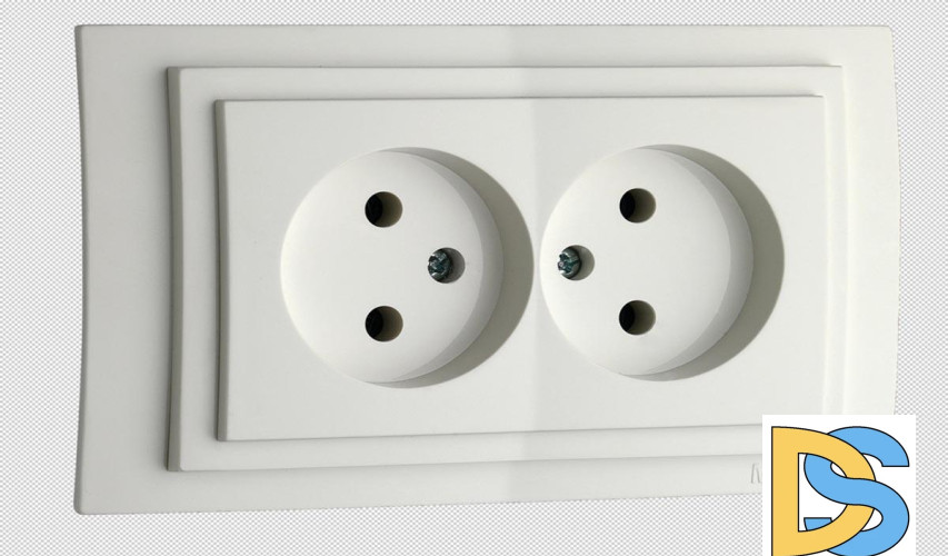 Розетка двойная без заземления Mono Electric Despina-Larissa 16А 250В белый 500-001905-121