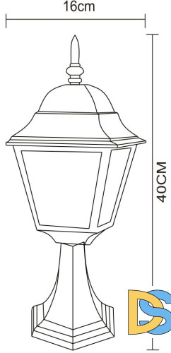 Уличный светильник Arte Lamp Bremen A1014FN-1BK