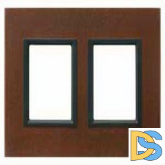 Рамка 2-ая (двойная), Кельтская сталь, серия UNICA TOP/CLASS, Schneider Electric