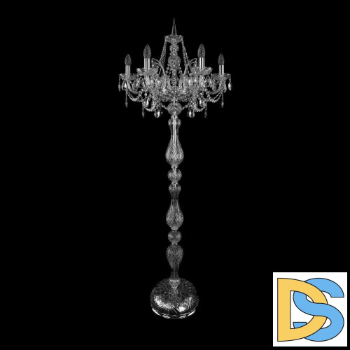 Торшер Bohemia Ivele Crystal 1411T1/6/195-165 Ni
