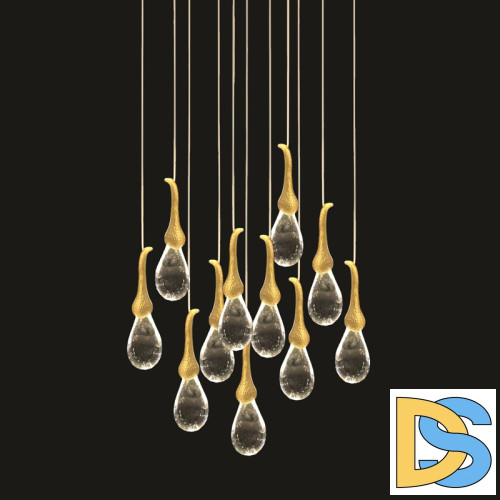 Подвесной светильник Delight Collection Seed OMG07287-11 gold