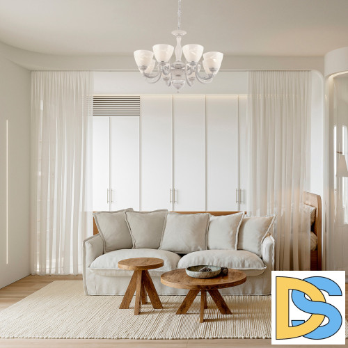 Подвесная люстра Arte Milano 343659/8 WT+SL