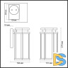 Уличный настенный светильник Odeon Light Gino 4048/1W