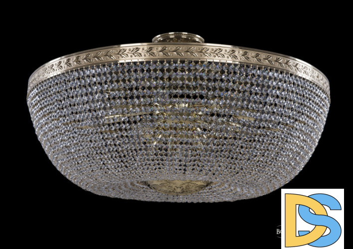 Люстра на штанге Bohemia Ivele Crystal 19051/80IV G