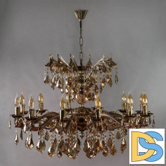 Подвесная люстра Ambiente Leon 2128/12+12 PB Honey Leaf