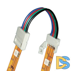 Коннектор для светодиодных лент Uniel UCX-SS4/B20-RGB WHITE 020 POLYBAG 06613
