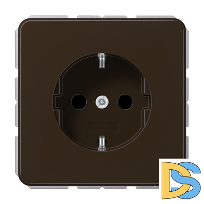 Розетка штепсельная Schuko Jung CD1520BFBR