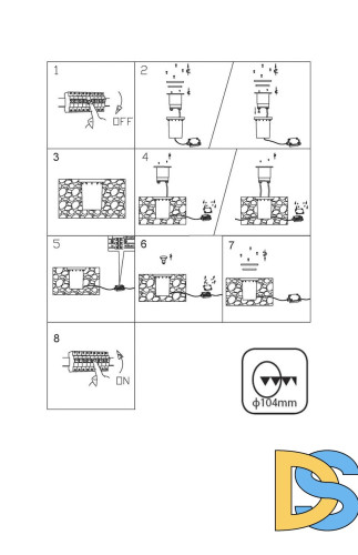 Ландшафтный светильник Lucide Biltin 11800/01/12