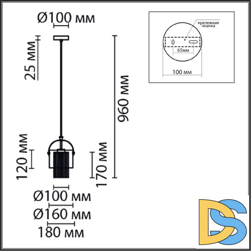 Подвесной светильник Lumion Jane 6592/1