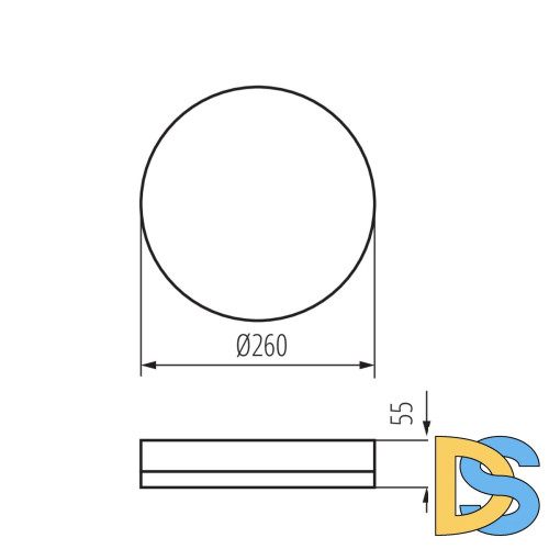 Потолочный светильник Kanlux Iper 37292
