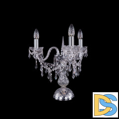Настольная лампа Bohemia Ivele Crystal 1403L/3/141-39 Ni
