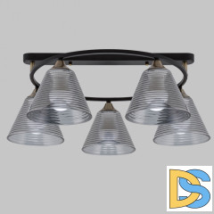 Потолочная люстра IMEX MD.5948-5-S-BK+AB