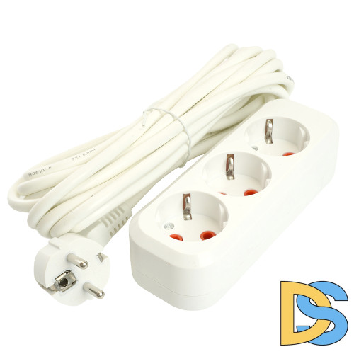 Удлинитель трехместный Stekker Home 49349