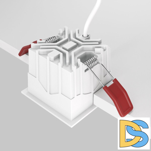 Встраиваемый светильник Maytoni Technical Alfa LED DL043-01-10W4K-SQ-WB