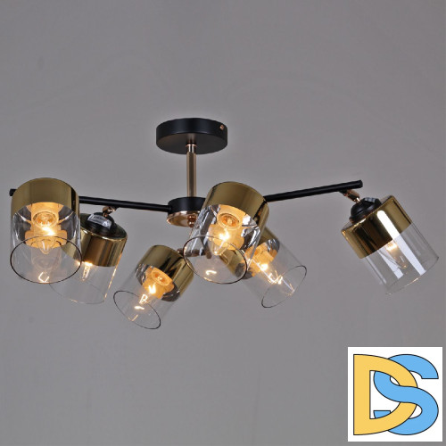 Люстра на штанге Reluce 11555-0.3-06 BK+FGD