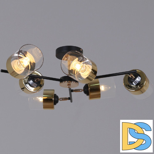 Люстра на штанге Reluce 11555-0.3-06 BK+FGD