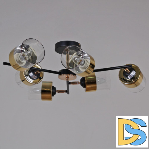 Люстра на штанге Reluce 11555-0.3-06 BK+FGD